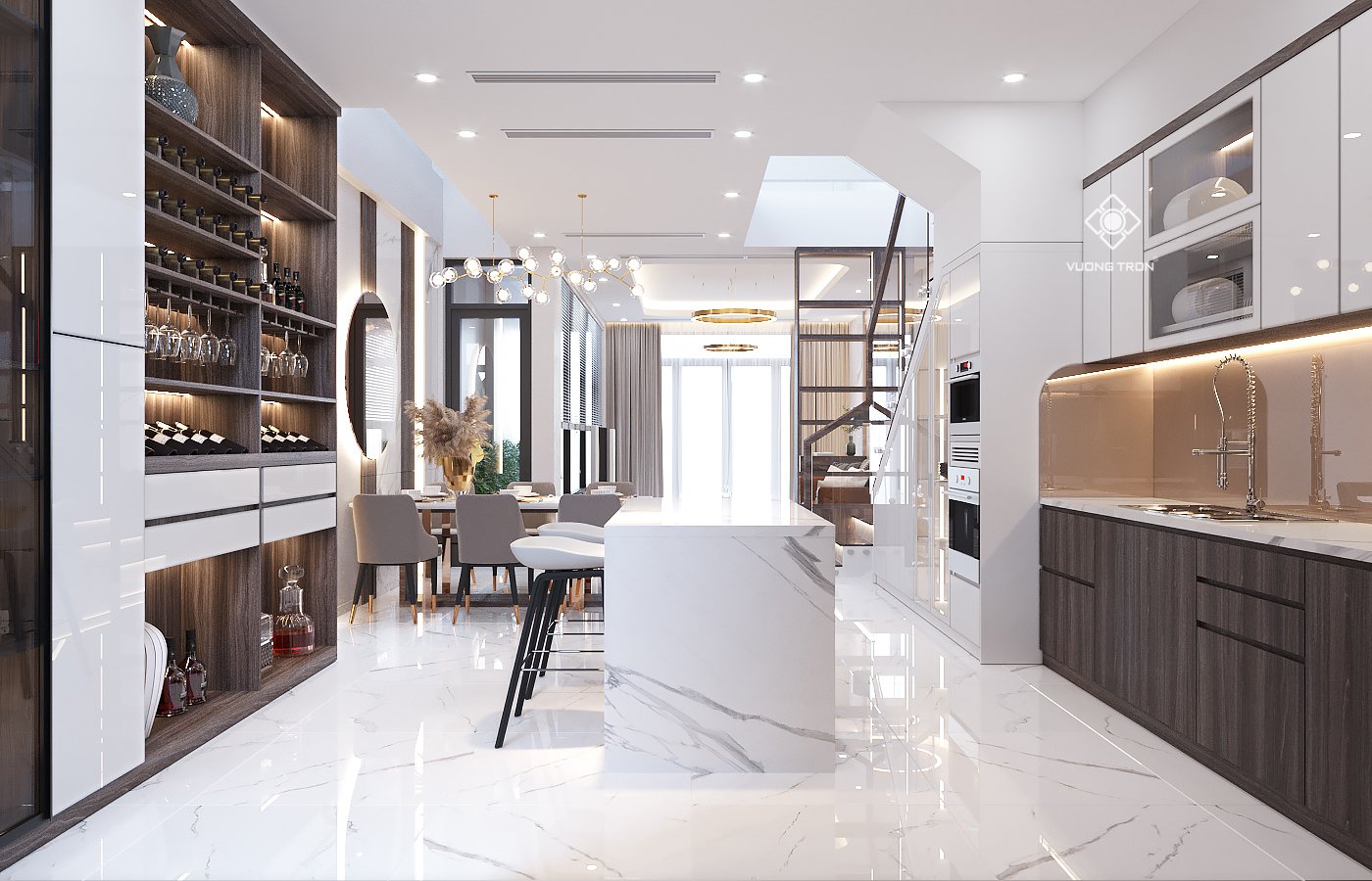 Thiết kế thi công nội thất villa trọn gói tại Phú Quốc